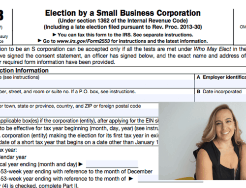 How to Fill in Form 2553 Election by a Small Business Corporation S Election