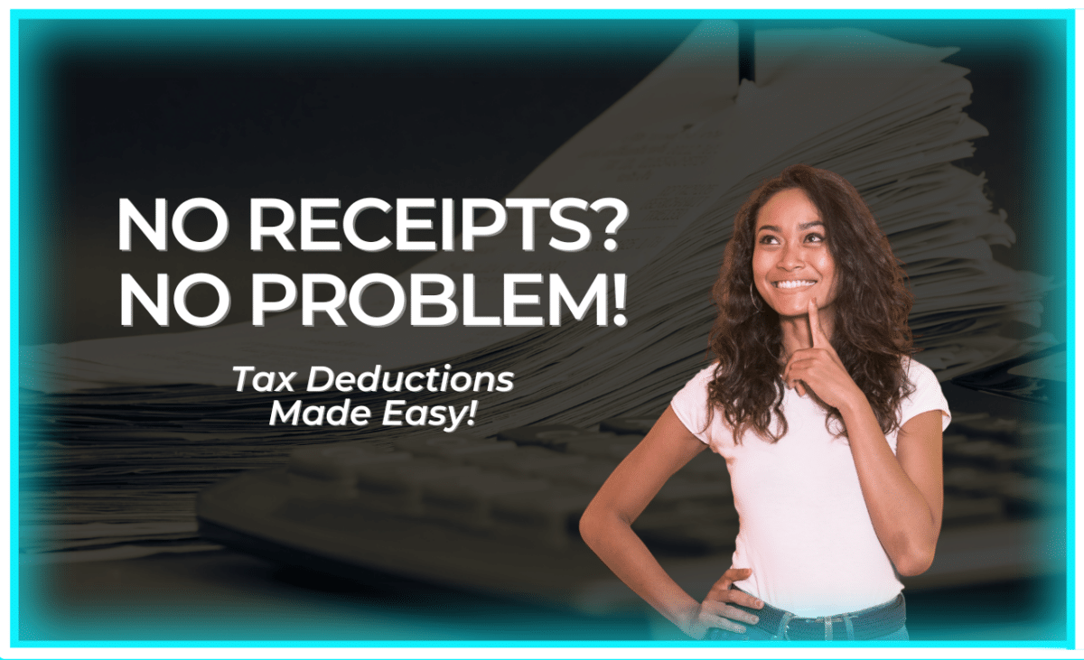 No Receipts? No Problem! Tax Deductions Made Easy Bette Hochberger(02)