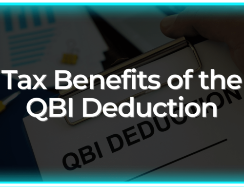 Tax Benefits of the QBI Deduction